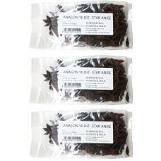 ANASON YILDIZ DOĞAL  - 100 GR PAKET- STAR ANISE - STERN ANNIES  HALAL