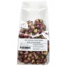 GÜL KURUSU DOĞAL KURUTULMUŞ  - 100 GR PAKET- ROSE DRIED - ROSE GETROCKNET HALAL