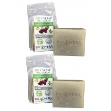 %100 BİTKİSEL BITTIM SABUNU-MENENGİÇ-BIO-SOAP TURPENTINE-PISTACHIO 140 GR 2'Lİ