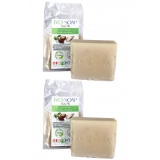 % 100 BİTKİSEL SABUN - BIO-SOAP YAĞLI CİLTLER IÇIN ARINDIRICI KIL SABUNU - 140GR 2'Lİ