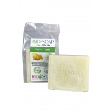 DOĞAL KÜKÜRTLÜ AKNE SABUNU - BIO-SOAP SULFUR SOAP-%100 BİTKİSEL-HALAL SERTİFİKALI - 135GR