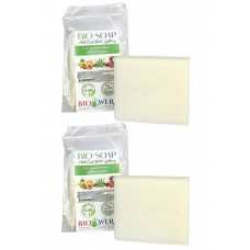 % 100 BİTKİSEL LEKE SABUNU - BIO-SOAP LEKE KARŞITI AYDINLATICI YÜZ BAKIM SABUNU - 140 GR 2'Lİ