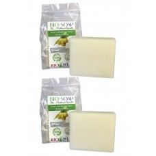 % 100 BİTKİSEL SABUN - BIO-SOAP KURU CİLTLER İÇİN YOĞUN NEMLENDIRICI VE ONARICI CİLT BAKIM SABUNU - 140 GR 2'Lİ