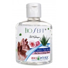 BIOSEPT EL TEMİZLEME JELİ 100ML %80 ETİL ALKOL- ALOE VERA VE GÜLSUYU İLAVELİ - TAHRİŞ ETMEZ